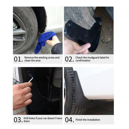 Mud Flaps Upgrade for Tesla Model X 2016-2023