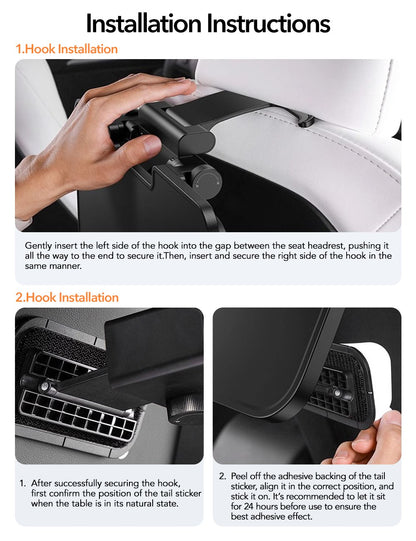 Multi-function Backseat Table Tray for Tesla Model 3/Y