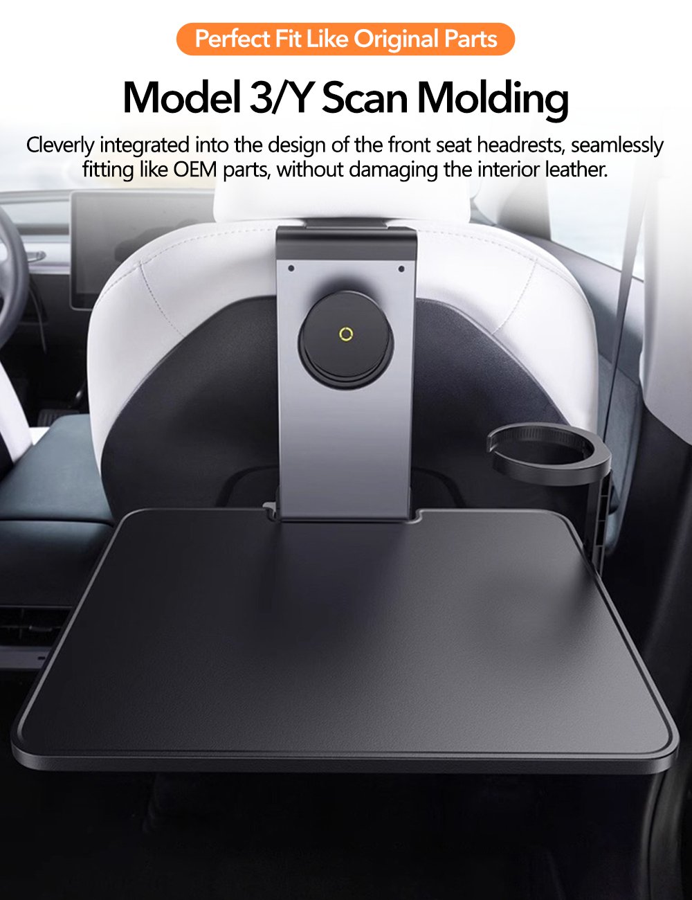 Multi-function Backseat Table Tray for Tesla Model 3/Y