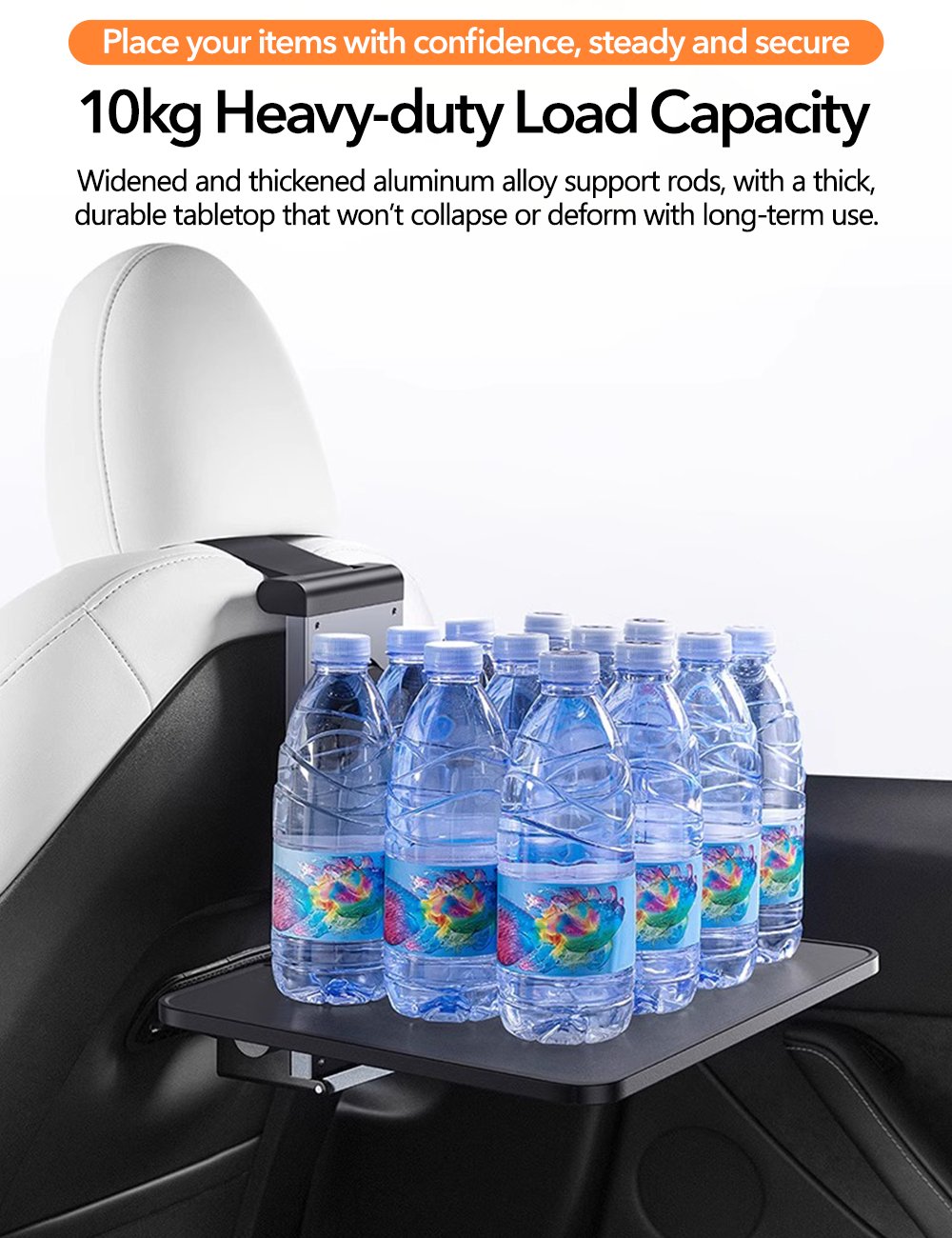 Multi-function Backseat Table Tray for Tesla Model 3/Y