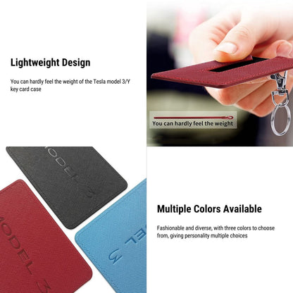 Non-Slip Wear Key Card Cover for Tesla