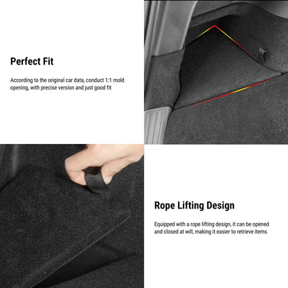 Original Car Trunk Left and Right Storage Box for Tesla Model Y