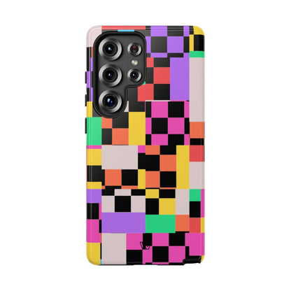 MASHED UP CHECKERBOARD | Tough Phone Case