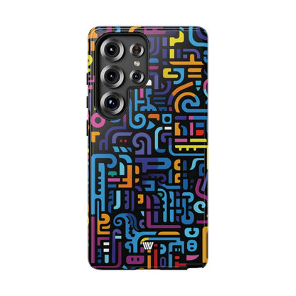 NEON GLYPHS | Tough Phone Case