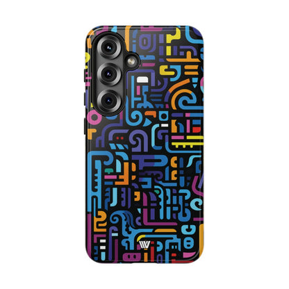 NEON GLYPHS | Tough Phone Case