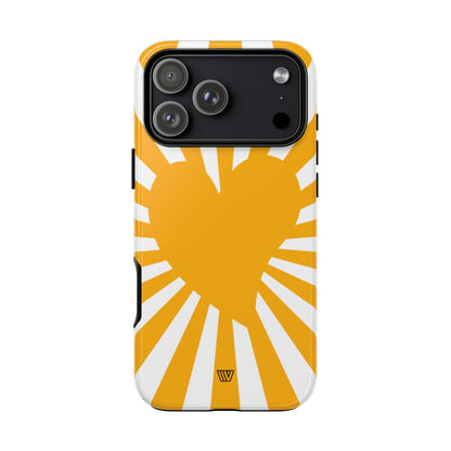 HEART SUN RAYS | Tough Phone Case