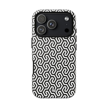 TWISTED GRID | Tough Phone Case
