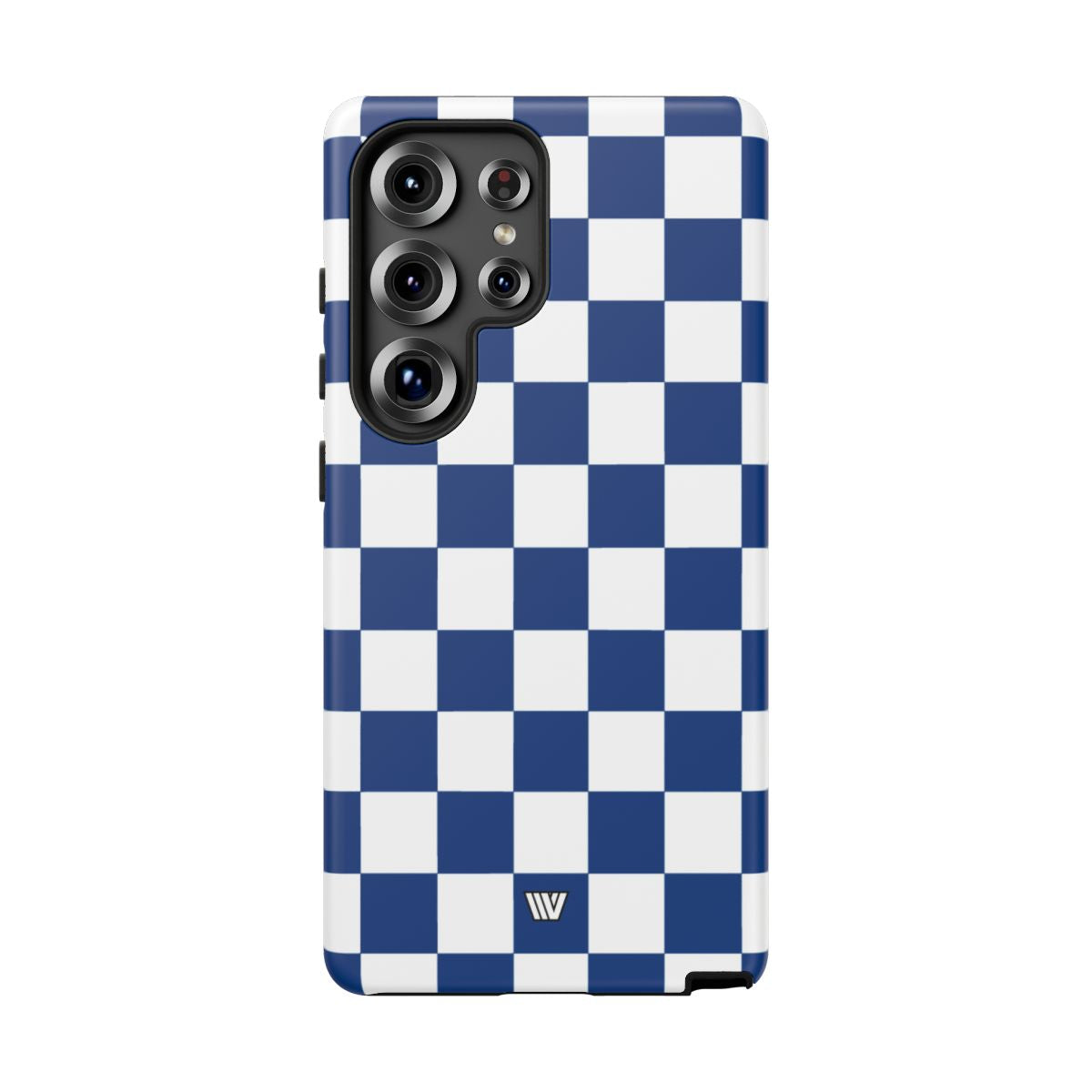 BLUE WHITE CHECKERBOARD | Tough Phone Case