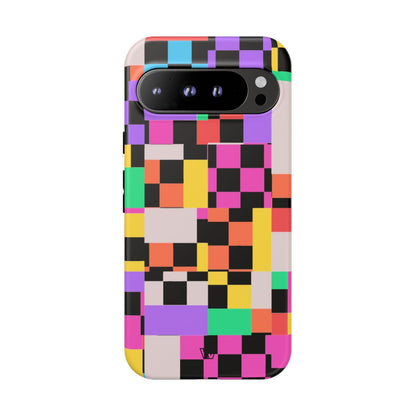 MASHED UP CHECKERBOARD | Tough Phone Case