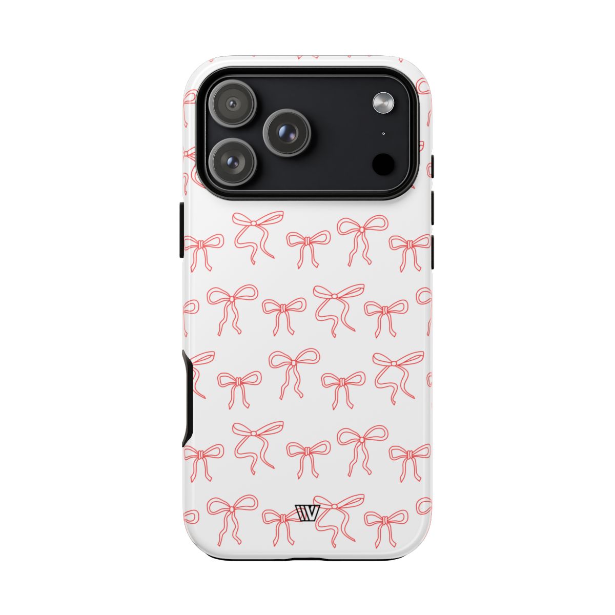 RED RIBBON CHARM | Tough Phone Case