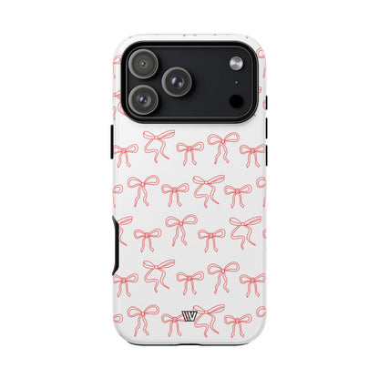 RED RIBBON CHARM | Tough Phone Case