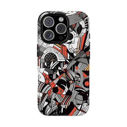 ABSTRACT DOODLE #3 | Tough Phone Case
