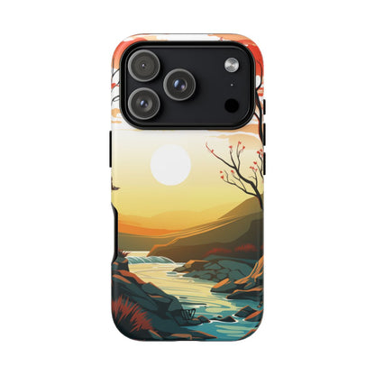 RIVER SUNSET | Tough Phone Case
