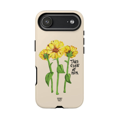 TAKE CARE OF HER | Tough Phone Case