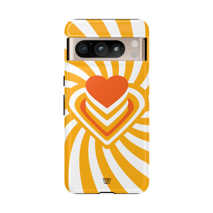 HEART RAY STACK | Tough Phone Case