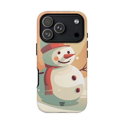SUNSET SNOWMAN | Tough Phone Case