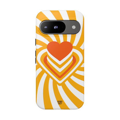 HEART RAY STACK | Tough Phone Case