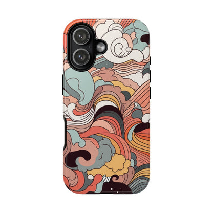 ABSTRACT DOODLE CLOUDS | Tough Phone Case