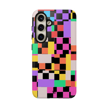 MASHED UP CHECKERBOARD | Tough Phone Case
