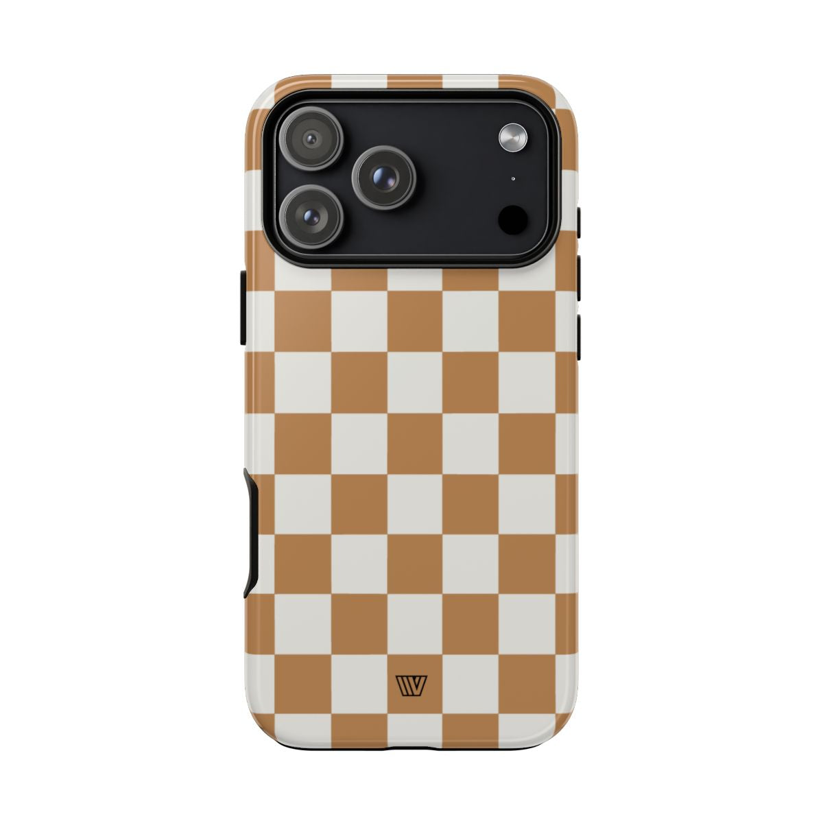 CHESTNUT CHECKERBOARD | Tough Phone Case