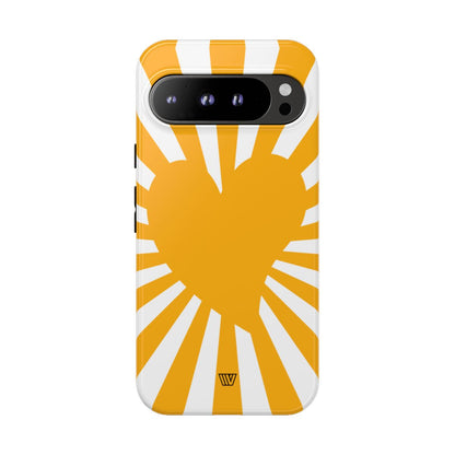 HEART SUN RAYS | Tough Phone Case