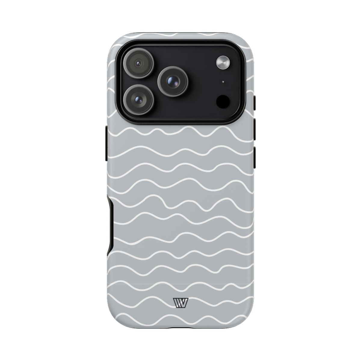 GRAY WAVES | Tough Phone Case