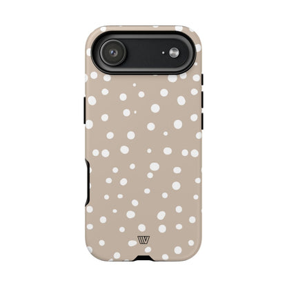 BEIGE DOTS | Tough Phone Case