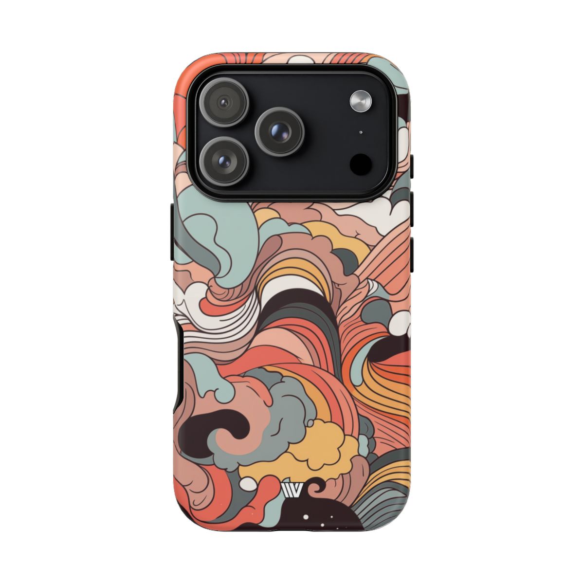ABSTRACT DOODLE CLOUDS | Tough Phone Case