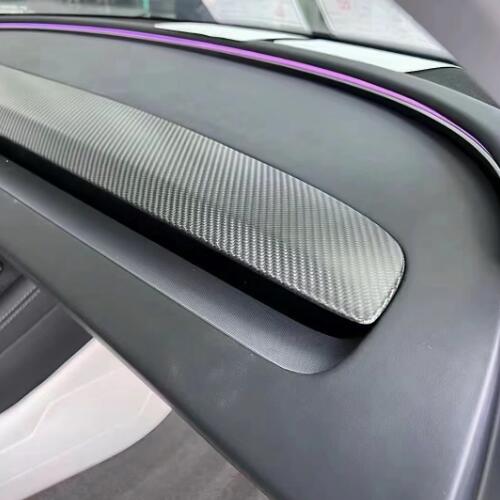 Real Carbon Fiber Replacement Dashboard Cover for Model 3 Highland / Model Y Juniper