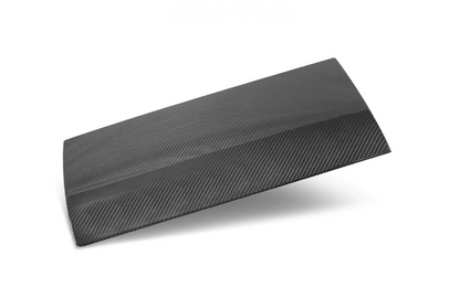 Real Dry Carbon Fiber Glove Box Cover Overlay for Model Y / 3