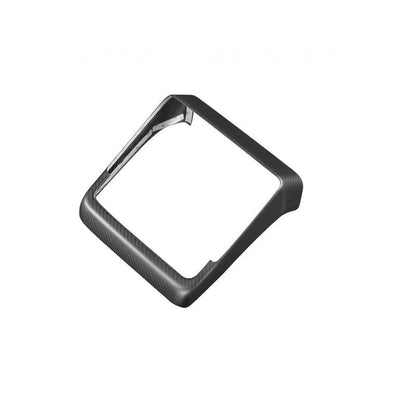 Real Dry Carbon Fiber Rear Screen Trim Frame Overlay for Model 3 Highland & New Model Y