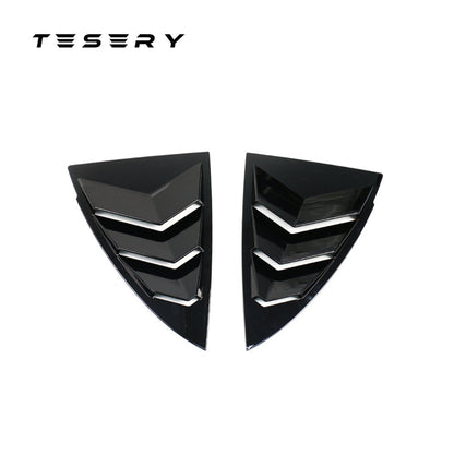 Rear Side Window Louvers Cover for Tesla Model Y