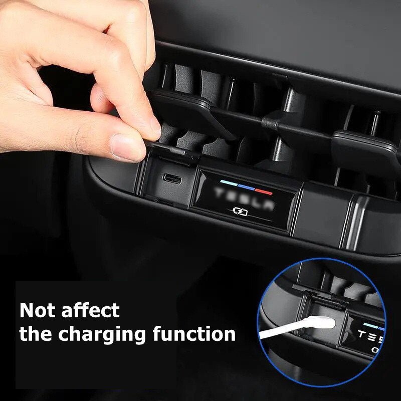 Rear USB Charging Protection Cover for Model 3 Highland / Y