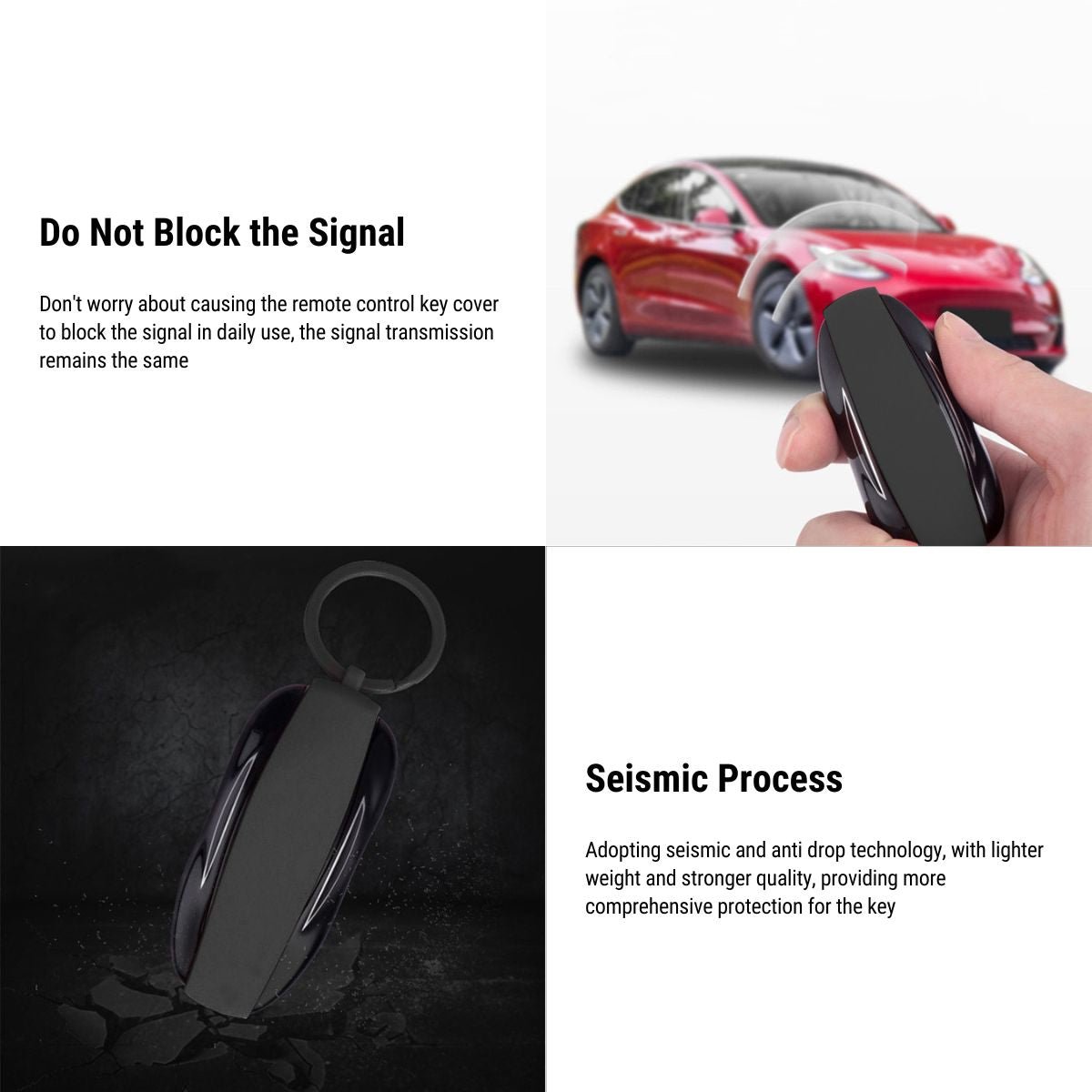 Replacement Silicone Key Fob Cover for Tesla