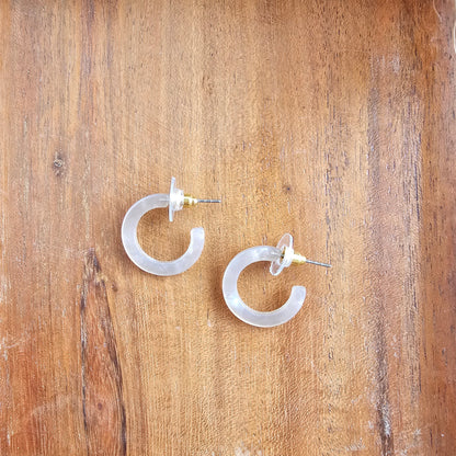 Micro Cam Mini Hoops - Cashmere