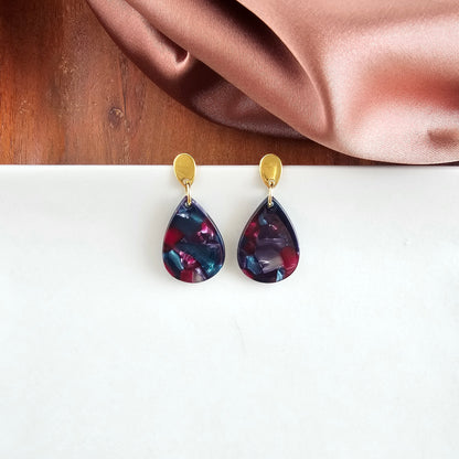 Leah Earrings - Jeweled Twilight