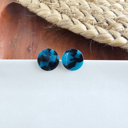 Sophie Studs - Blue Tortoise