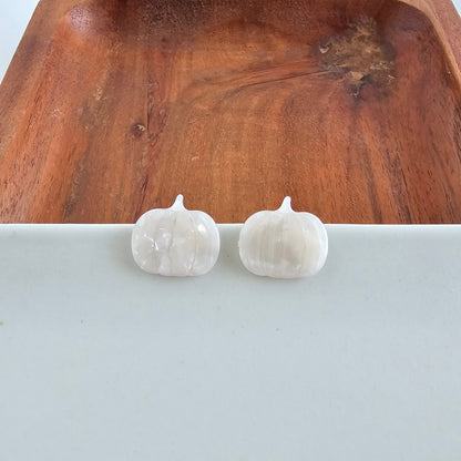 Pumpkin Patch Studs - Cream