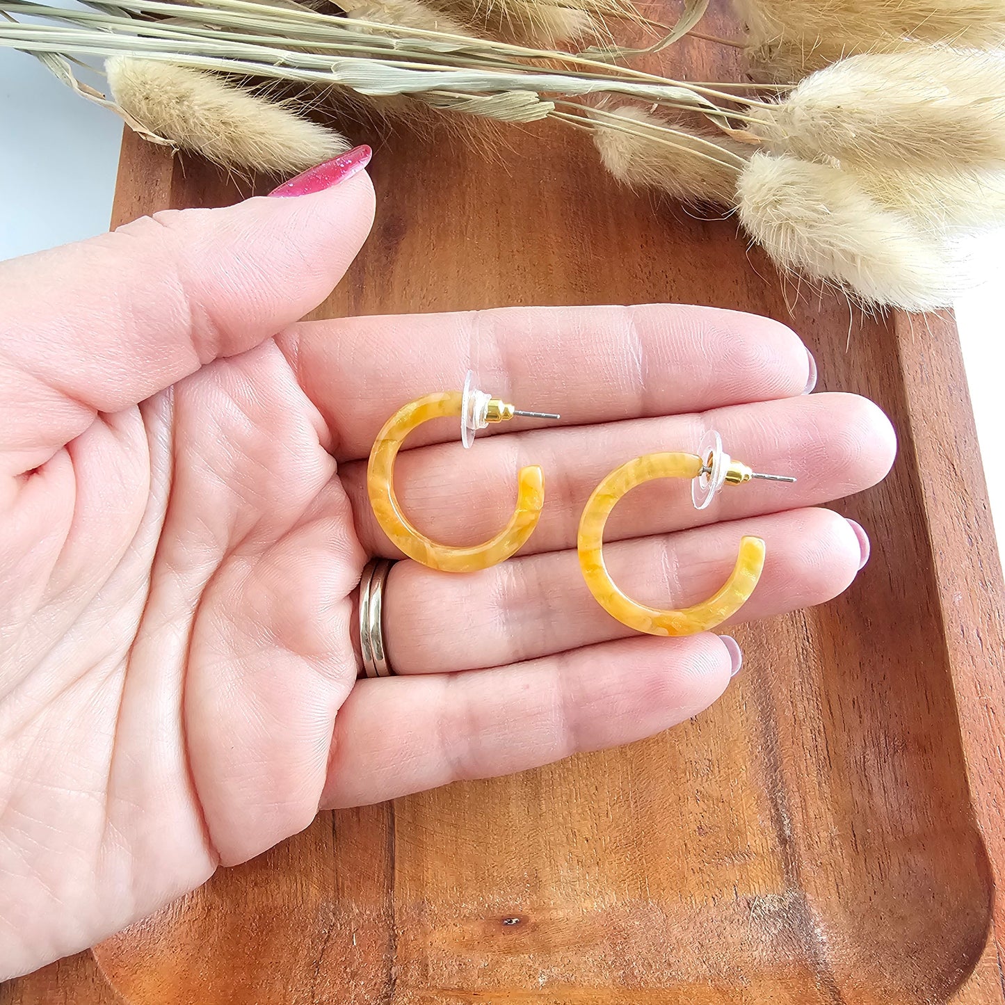 Cam Mini Hoops - Fall Leaves