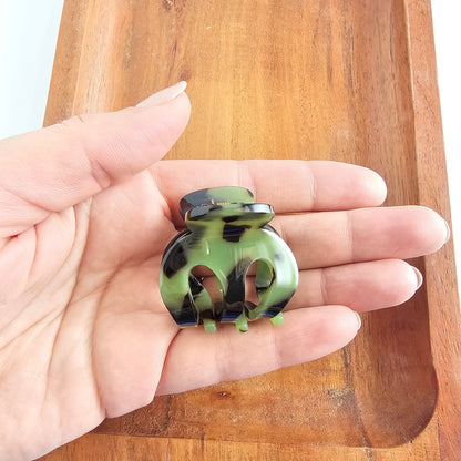 Claire Hair Claw Trio - Olive Tortoise, Blonde Tortoise, and Tortoise