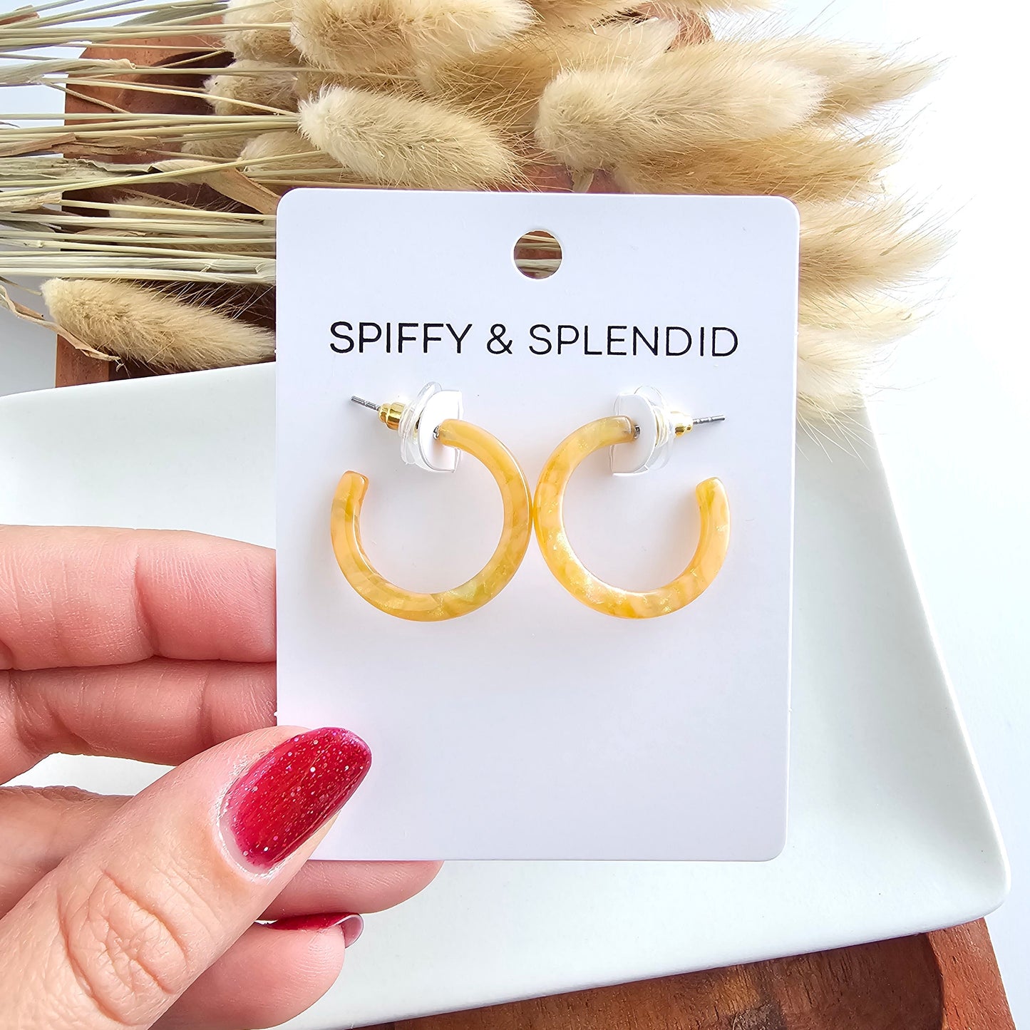 Cam Mini Hoops - Fall Leaves