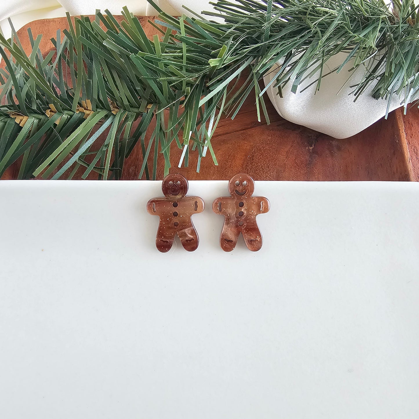 Gingerbread Studs - Brown Shimmer