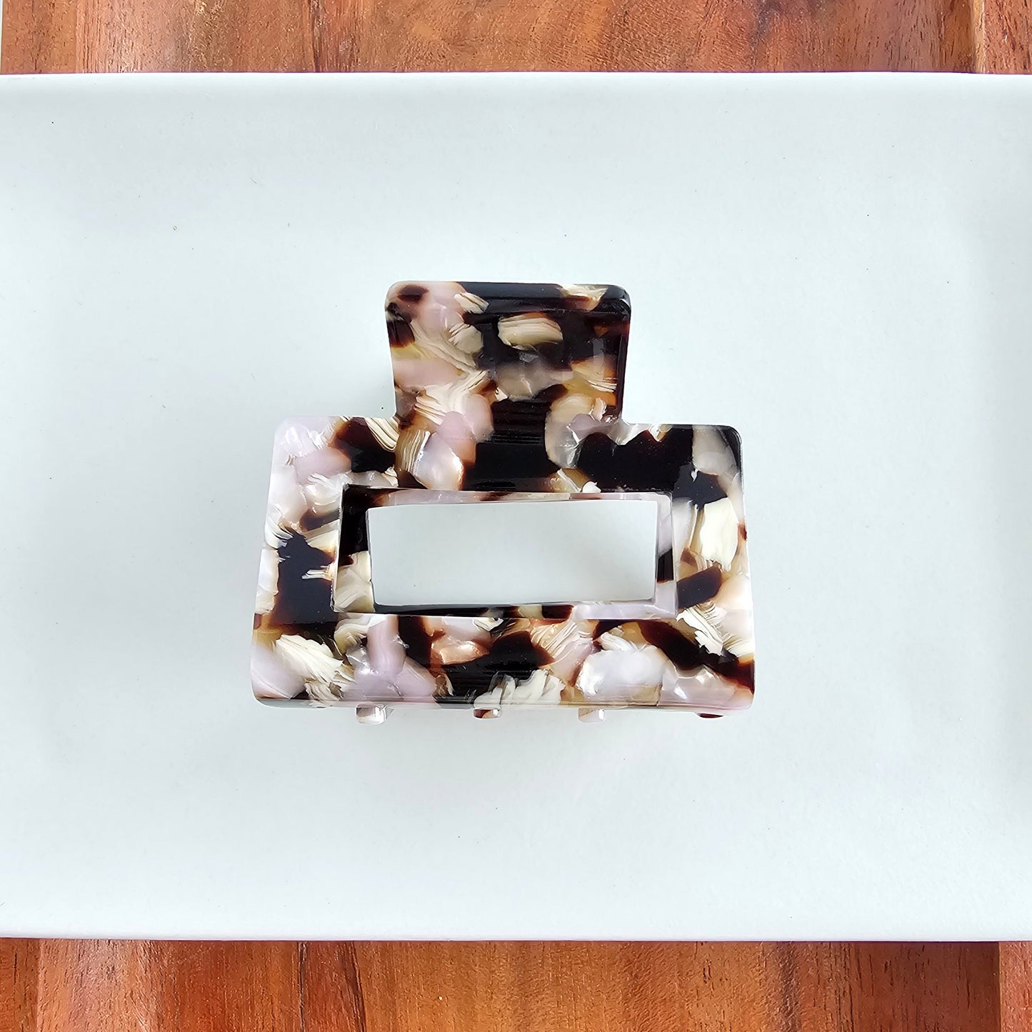 Carly Hair Claw - Chai Tea