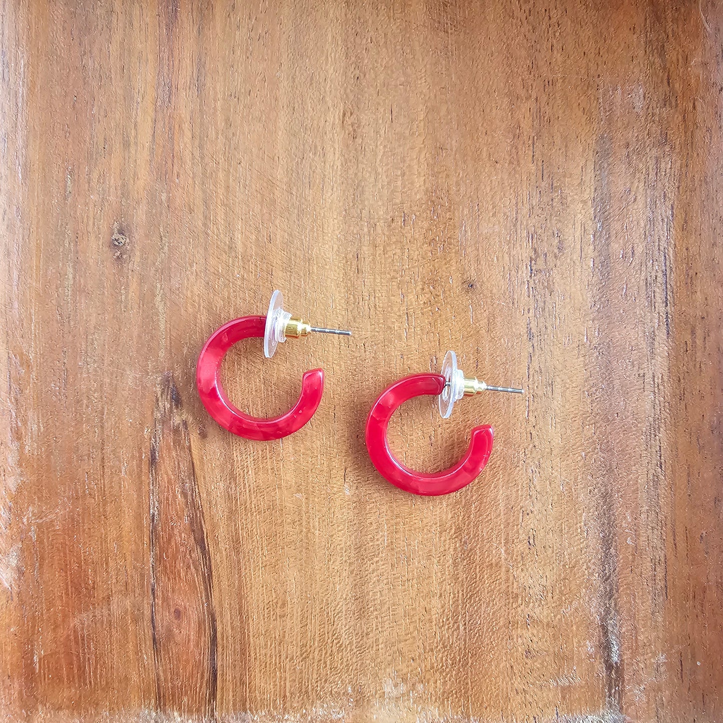 Micro Cam Mini Hoops - Scarlet