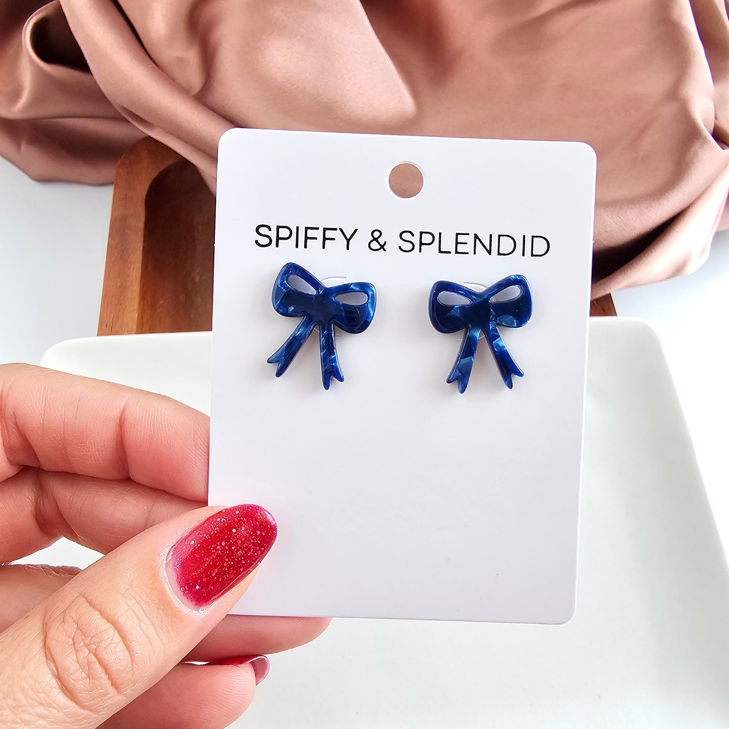 Bow Studs - Navy