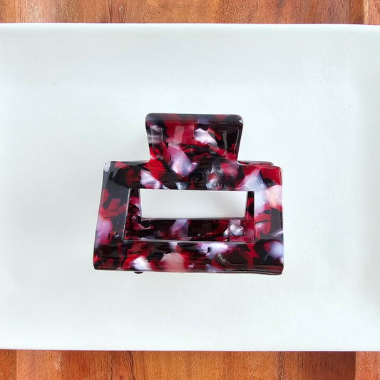 Carly Hair Claw - Burgundy