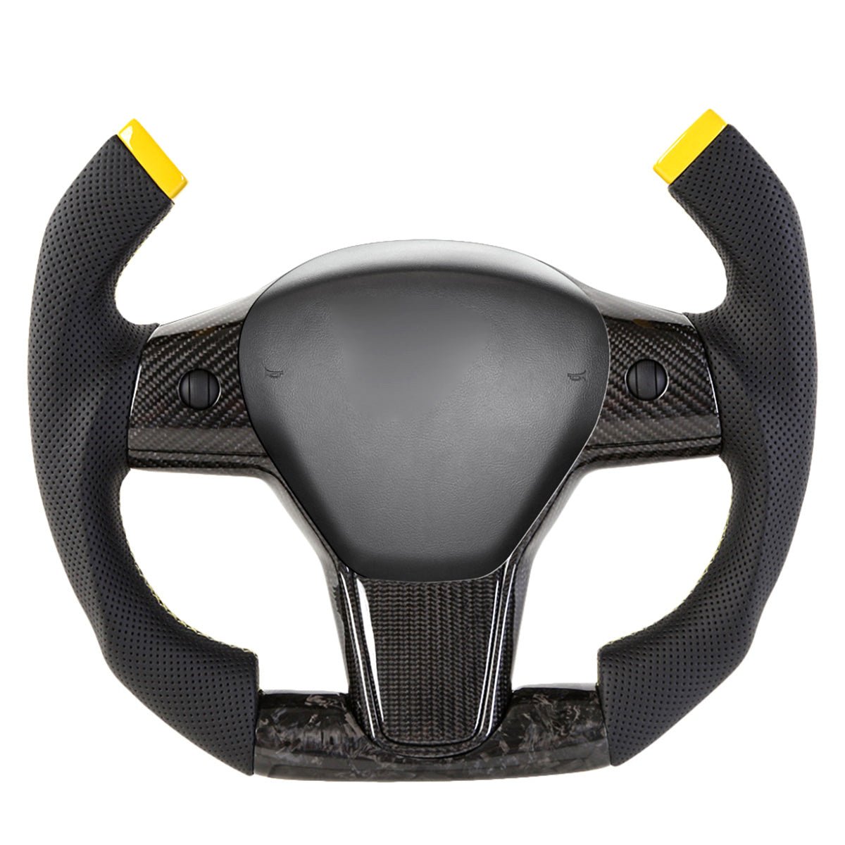 Custom Carbon Fiber Steering Wheel for Tesla Model 3 / Y【F1 Style】