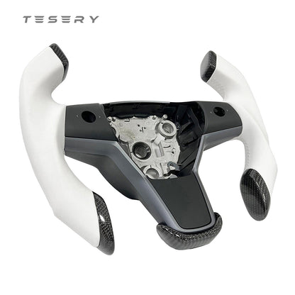 TESERY Roadster Steering Wheel for Tesla Model 3 / Y【Airplane wheel】
