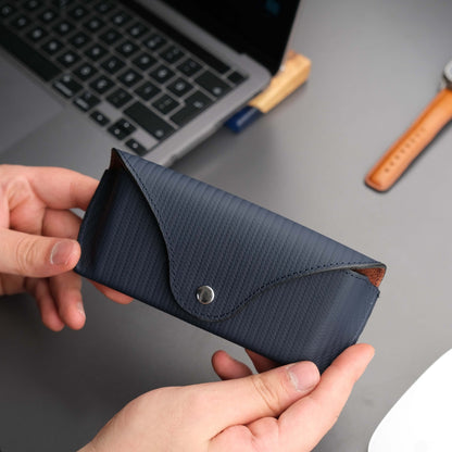 Rochester Full-Grain Leather Eyeglass Case