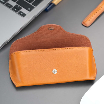 Rochester Full-Grain Leather Eyeglass Case